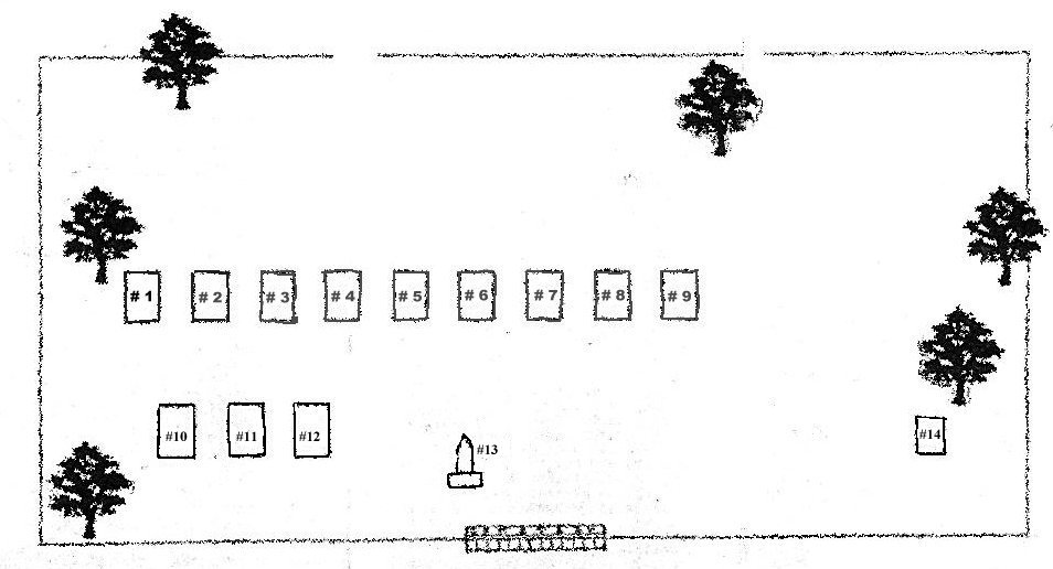 Burns Cemetery Map