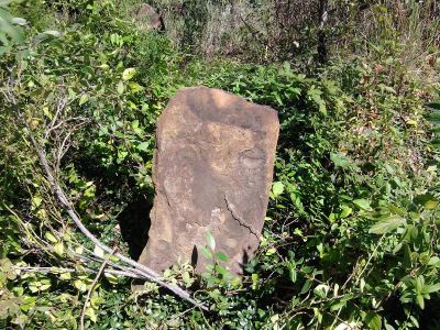 Unknown sandstone marker